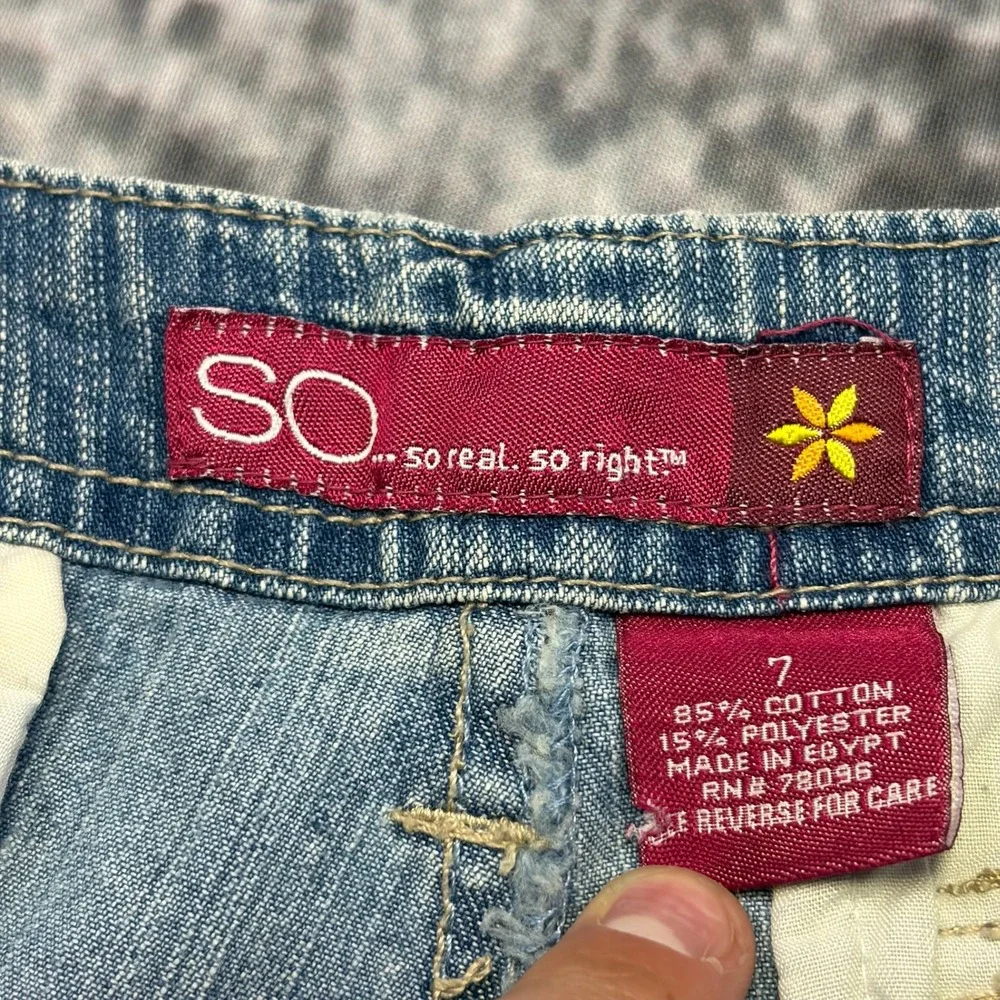 Vintage So... Shorts Denim Womens 7 (29